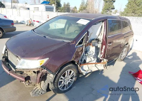 2011 Honda Odyssey Ex z USA, uszkodzony, nr VIN 5FNRL5H40BB100865